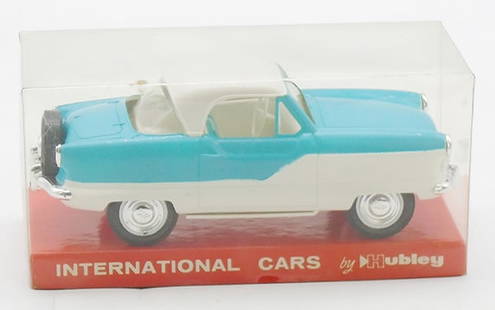 HUBLEY 1207-200 NASH METROPOLITAN PROMO: turquoise & white, friction, factory sealed in orig box, C10.