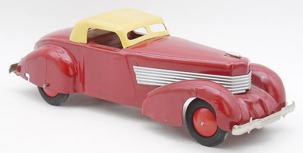 WYANDOTTE CORD: painted pressed steel, 13", restored, C8.
