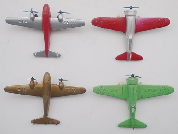 4 TOOTSIETOY AIRPLANES (1 of 2)