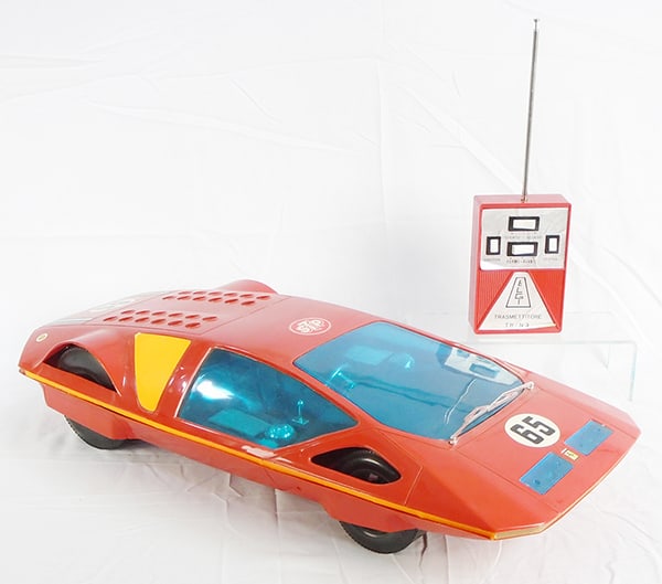 ELGI 1970 FERRARI 512S MODULO: plastic, 25", radio controlled, not tested, w/controller, C7-8.
