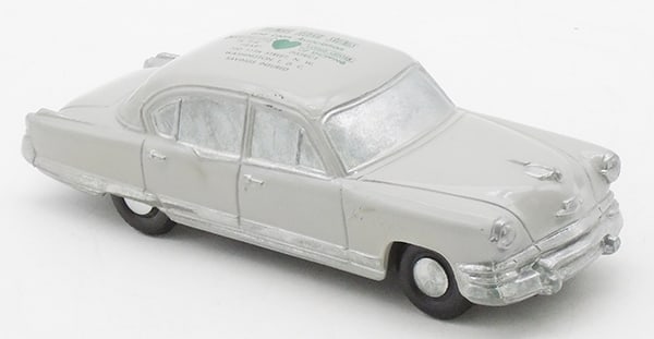 BANTHRICO 1953 KAISER MANHATTAN AUTOBANK PROMO: gray, straight windshield version, bank imprint on roof, C7-8.