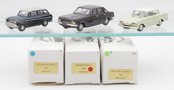 3 MINICAR 43 MODELS (1 of 2)