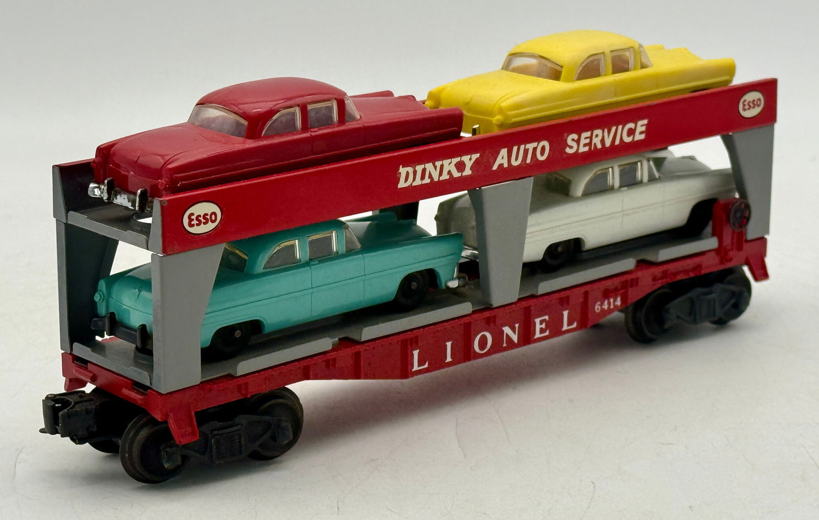 Lionel 6414 Evans Auto Loader with Four Cars (1 of 3)