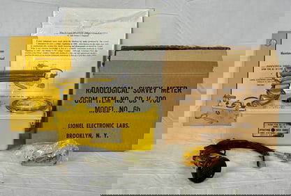 Lionel Electronic Laboratories CD V-700 Model 6b Radiological Survey Meter, with Original Box and