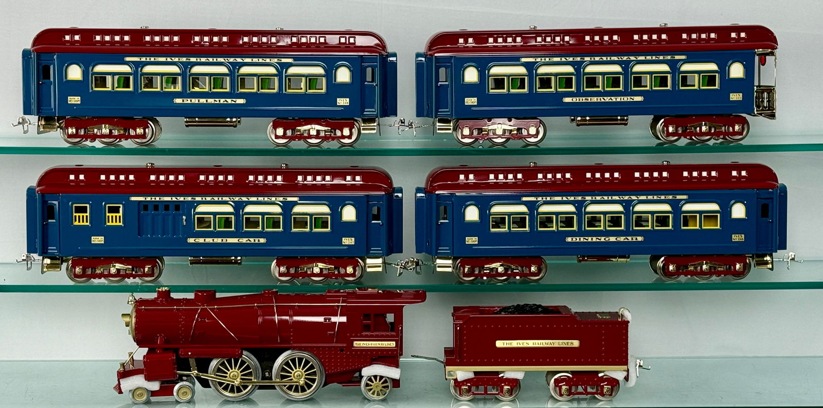 MTH Tinplate Traditions Ives National Limited O Gauge Six-Piece Model Train Set (1 of 5)