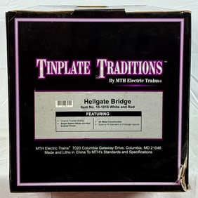 MTH Tinplate Traditions 10-1016 Standard & O Gauge Hellgate Bridge
