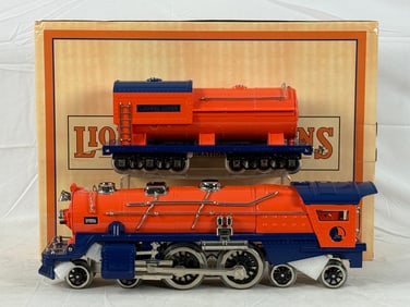 A Lionel / MTH 400E Standard Gauge Tinplate Steam Engine and Tender, Model 71-1025-0
