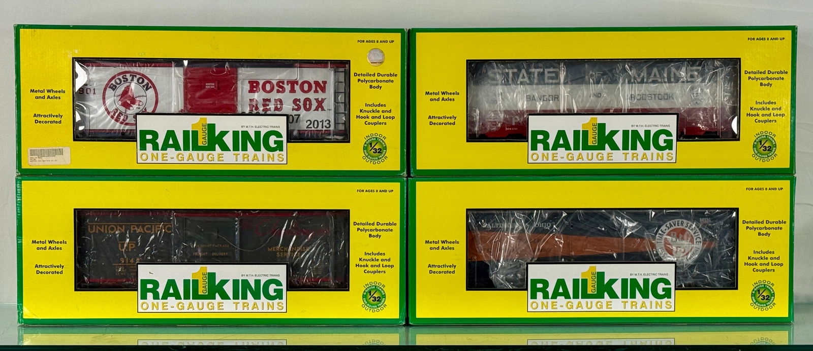 4 MTH RailKing 1 Gauge Freight Cars (1 of 2)