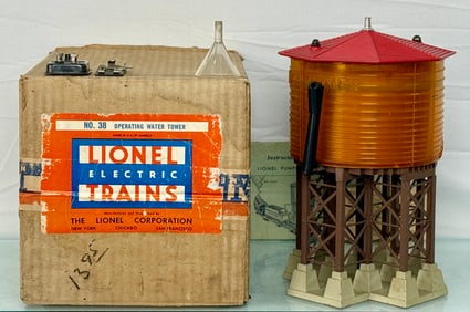 Lionel No. 38 Operating Water Tower
