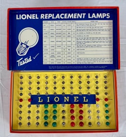 A Postwar Lionel No. 123 Replacement Lamp Assortment