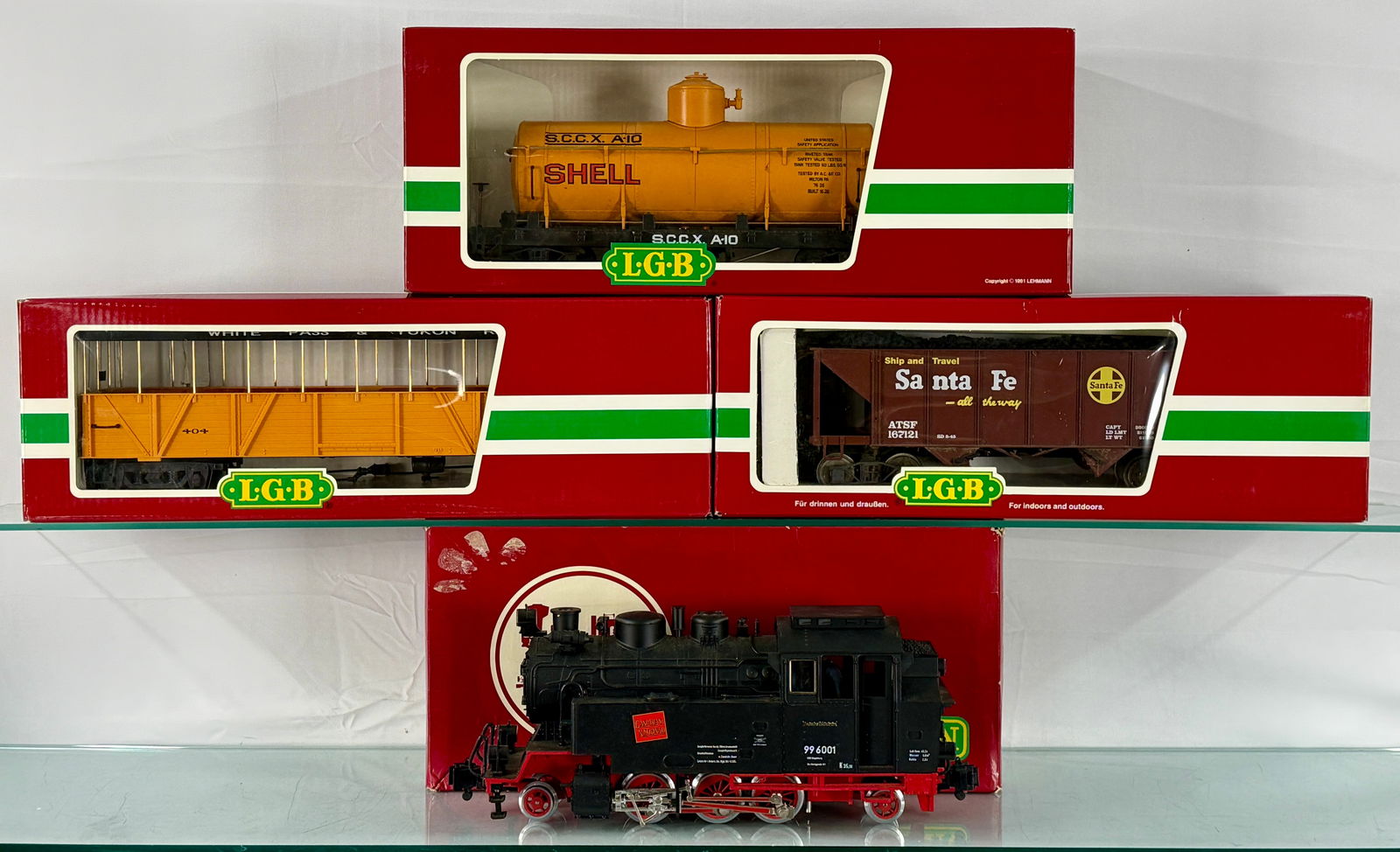LGB G-Scale 'The Big Train' Steam Train set. (1 of 3)