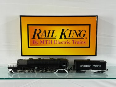 MTH Rail King Southern Pacific Cab Forward Steamer Locomotive and Tender, No. 30-1144-0
