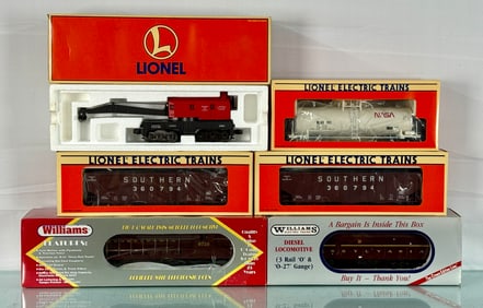 Lionel and Williams Train set