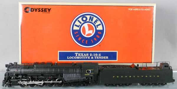 LIONEL 28078 PRR J1 LOCO & TENDER: O ga, w/sound & smoke, orig box & insert, C9.