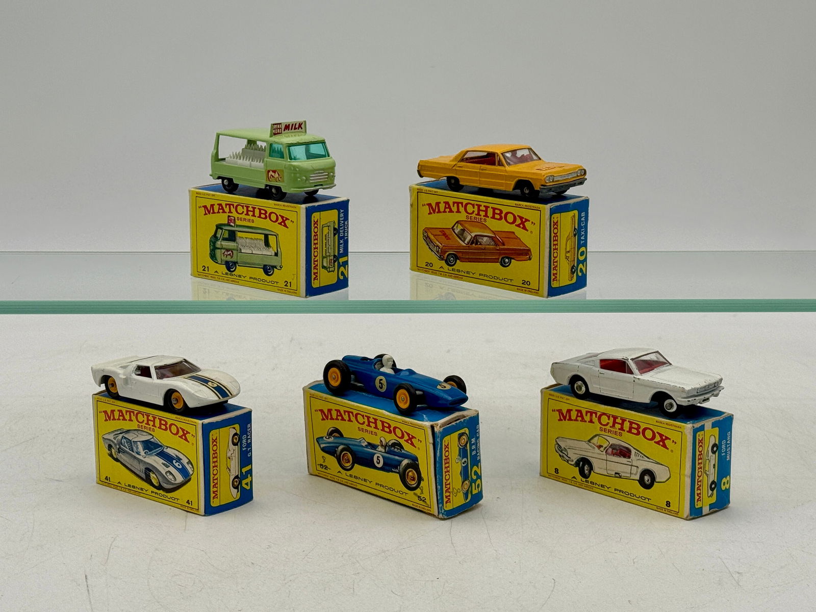 Five Matchbox Lesney Diecast Cars (1 of 2)