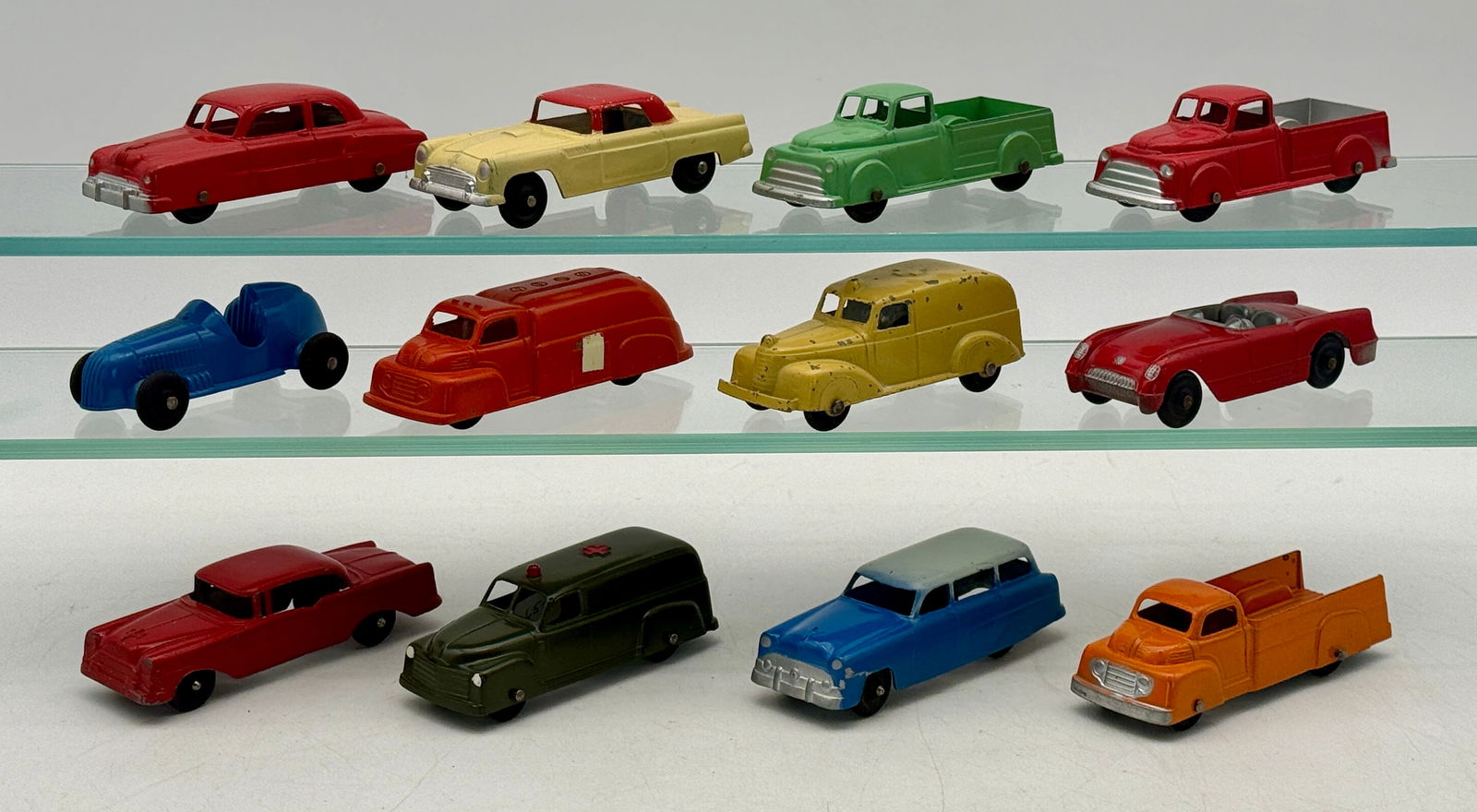 A Collection of Twelve Tootsietoy Die-Cast Model Cars (1 of 2)