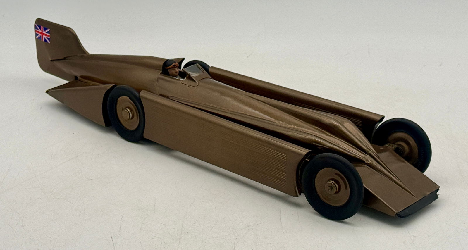Kingsbury Bronze Metallic Golden Arrow Land Speed Record Toy Car (1 of 3)