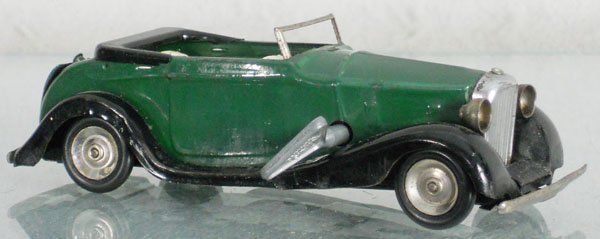 MINIC 39M BENTLEY TOURER: windup working, w/key, C8.
