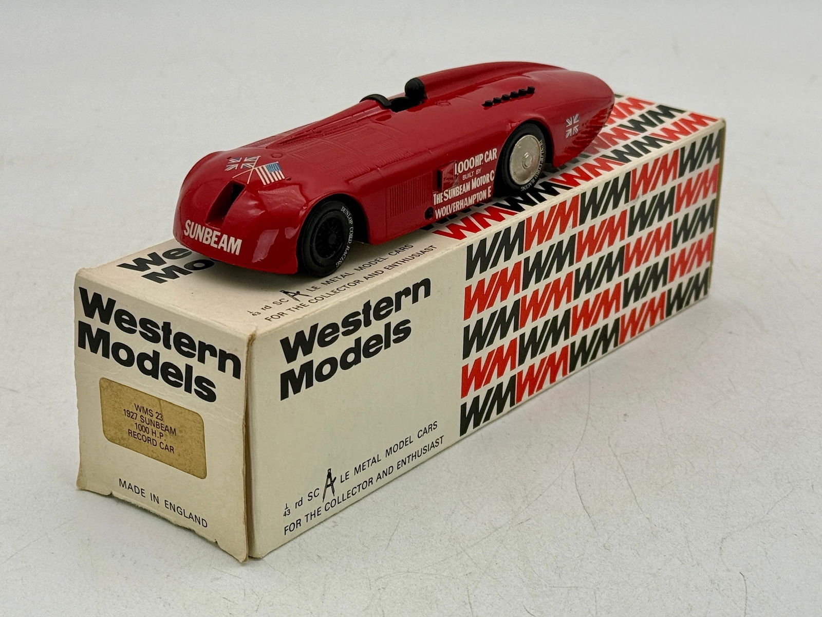 Western Models WMS 23 1927 Sunbeam 1000 HP Record Car (1 of 2)