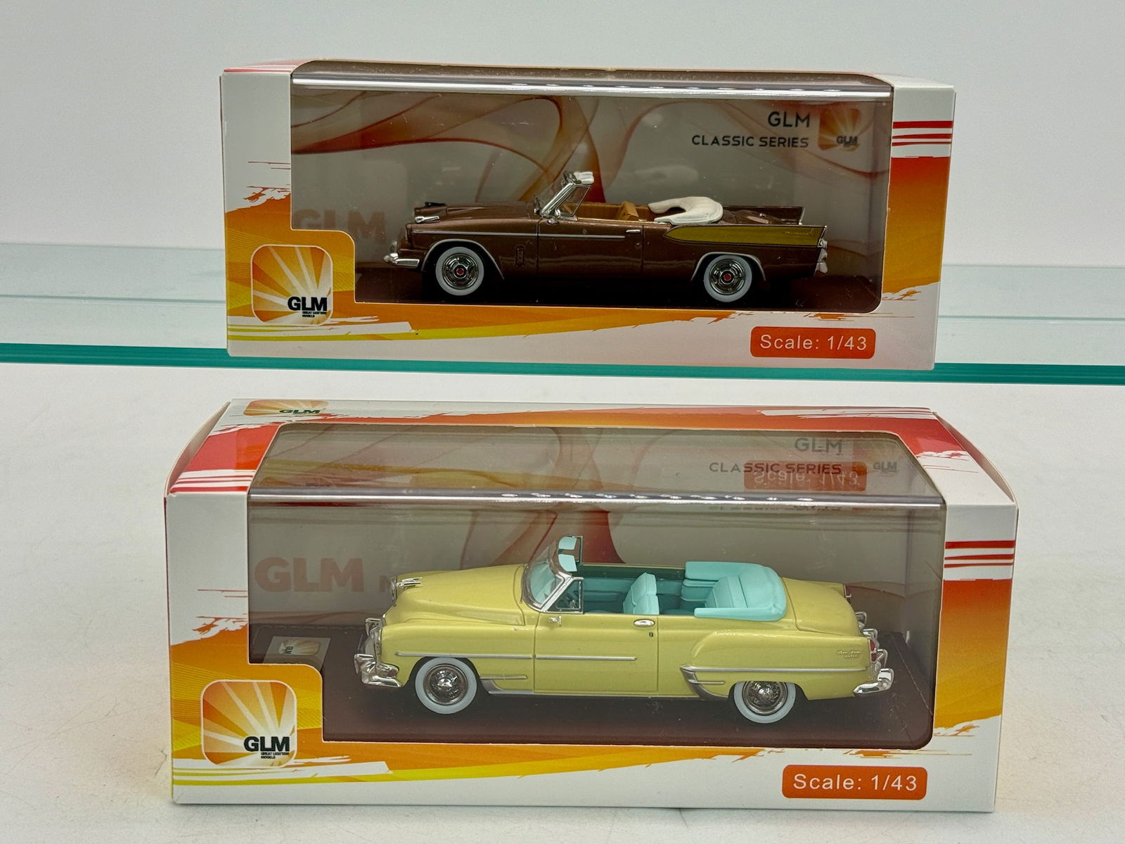 2 GLM Classic Series 1/43 Scale Model Cars (1 of 2)