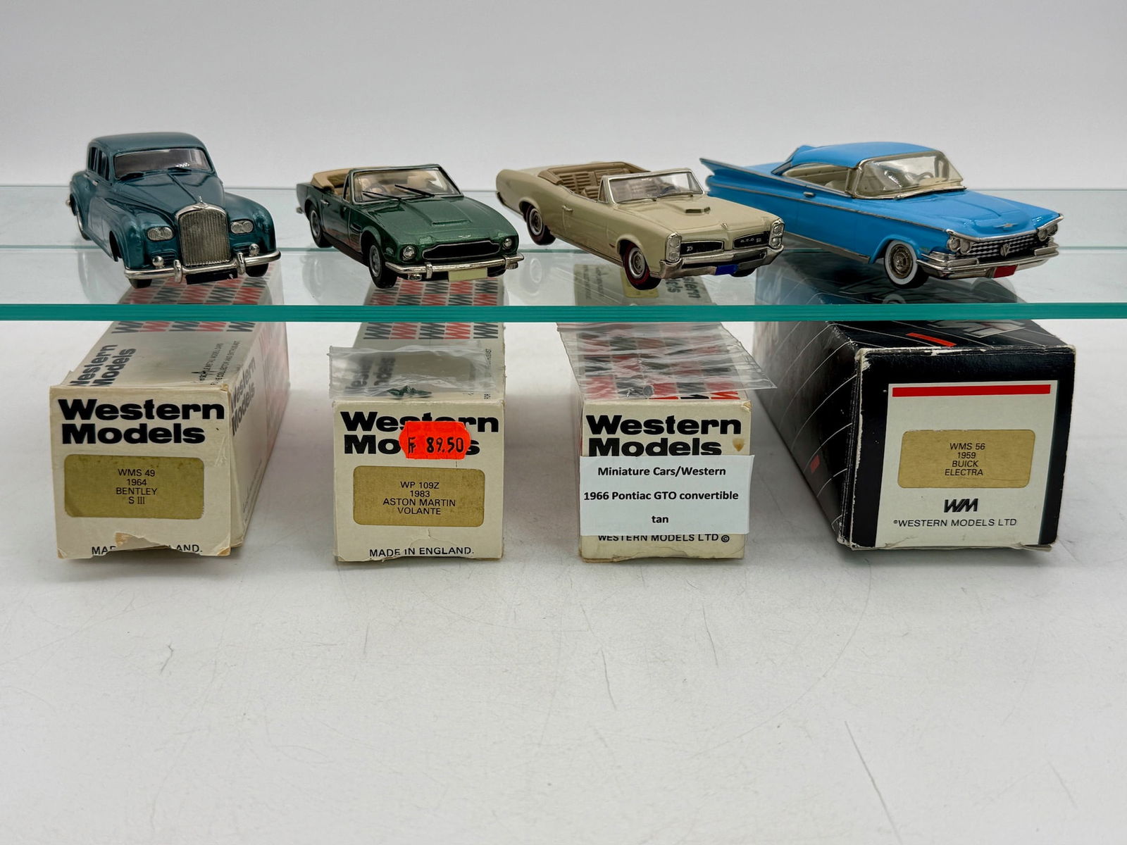 4 Western Models 1/43 Scale Miniature Cars (1 of 2)
