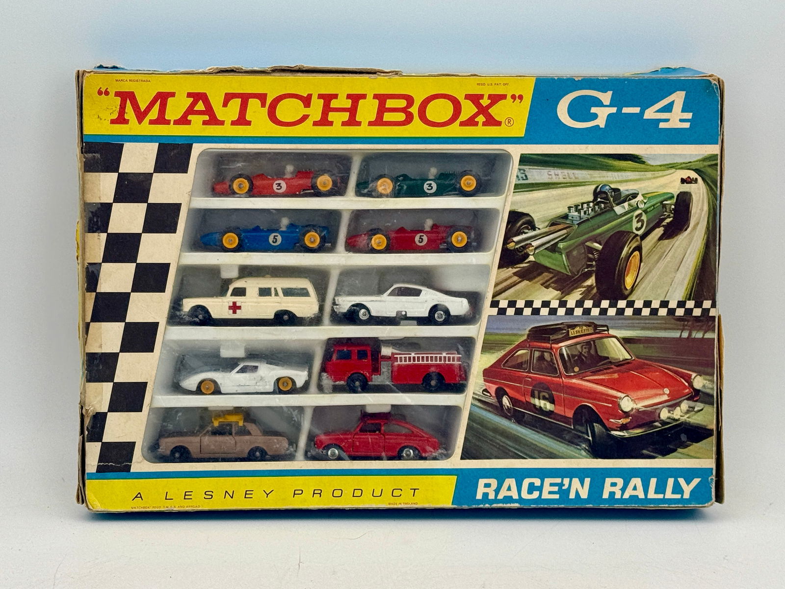 Matchbox Lesney G-4 Race'n Rally Gift Set (1 of 3)