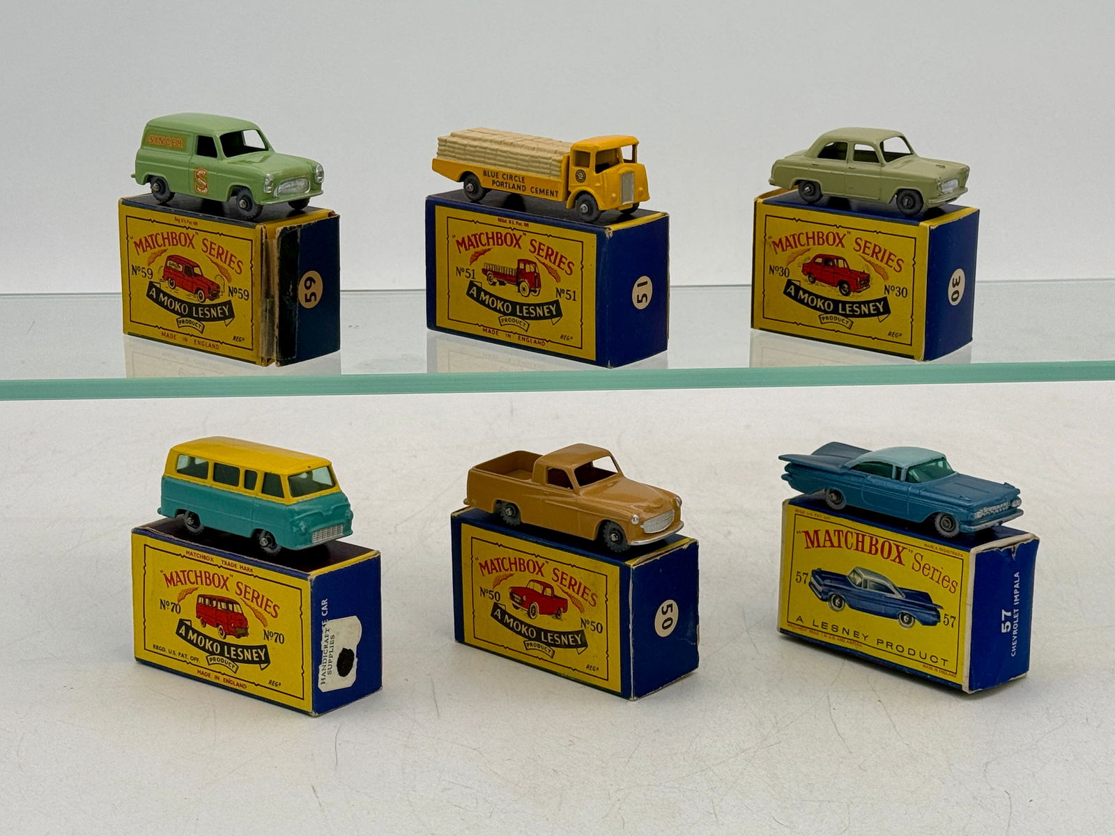 6 Vintage Matchbox Lesney Moko Die-Cast Vehicles (1 of 2)