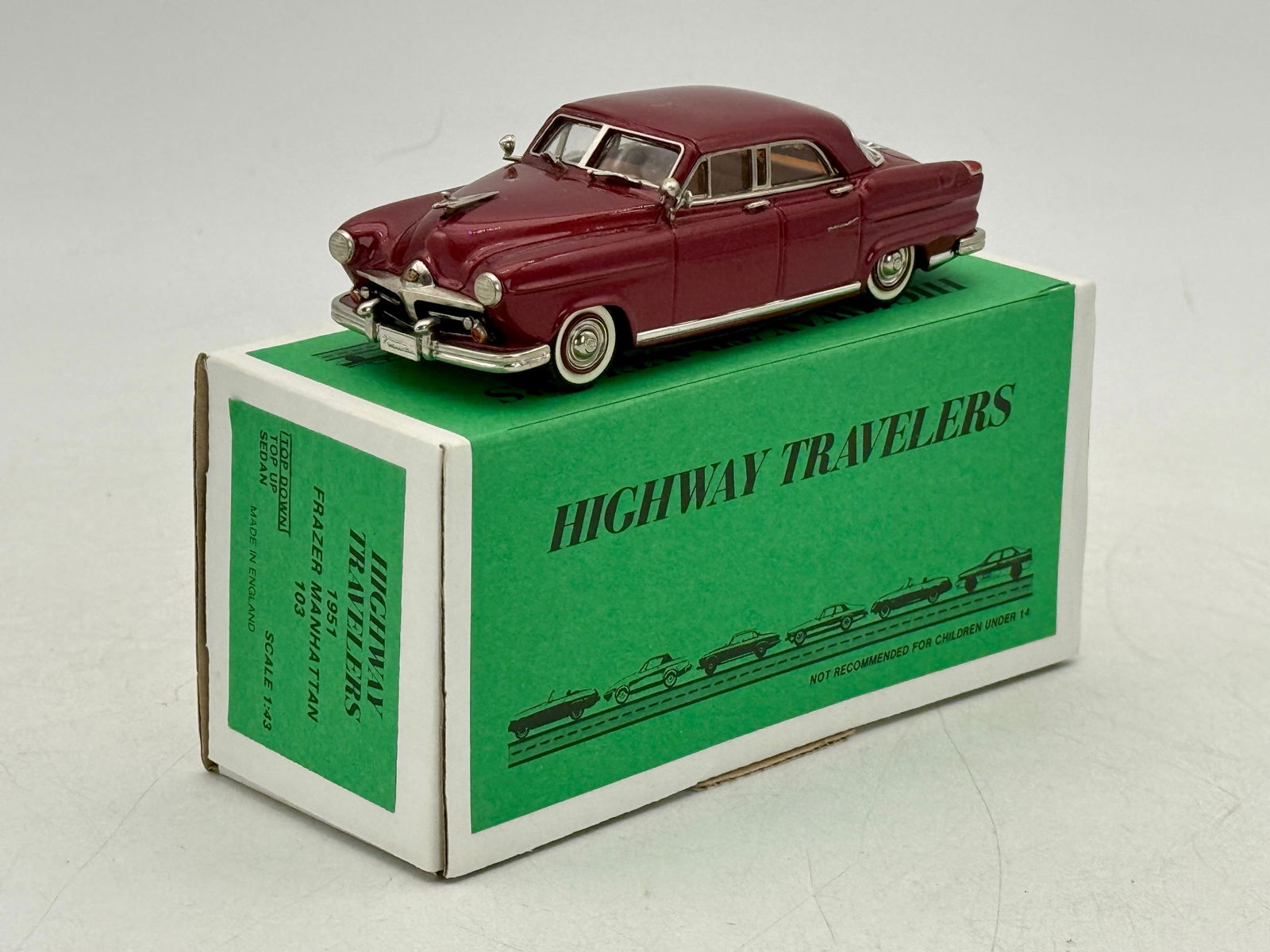 Highway Travelers #103 1951 Frazer Manhattan 1:43 Scale Model Car (1 of 2)