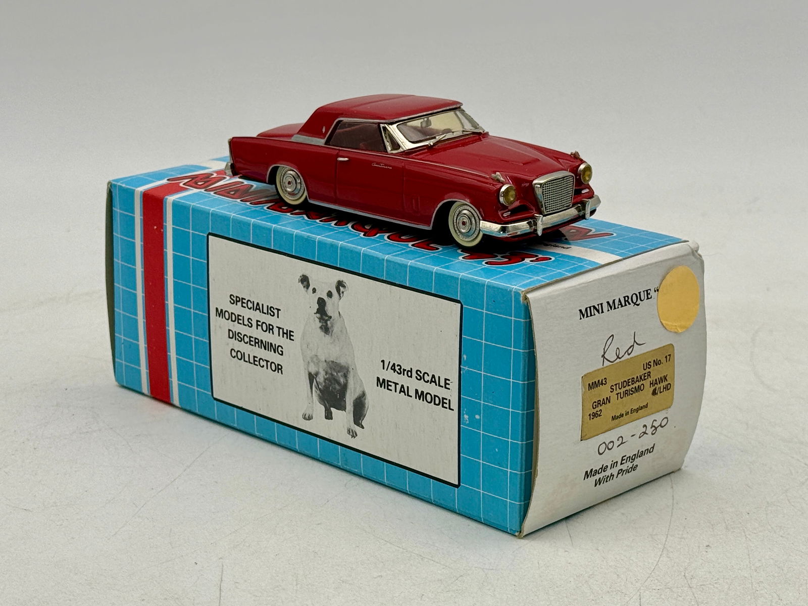 Mini Marque 43 US-17 1962 Studebaker Gran Turismo Hawk Model (1 of 3)