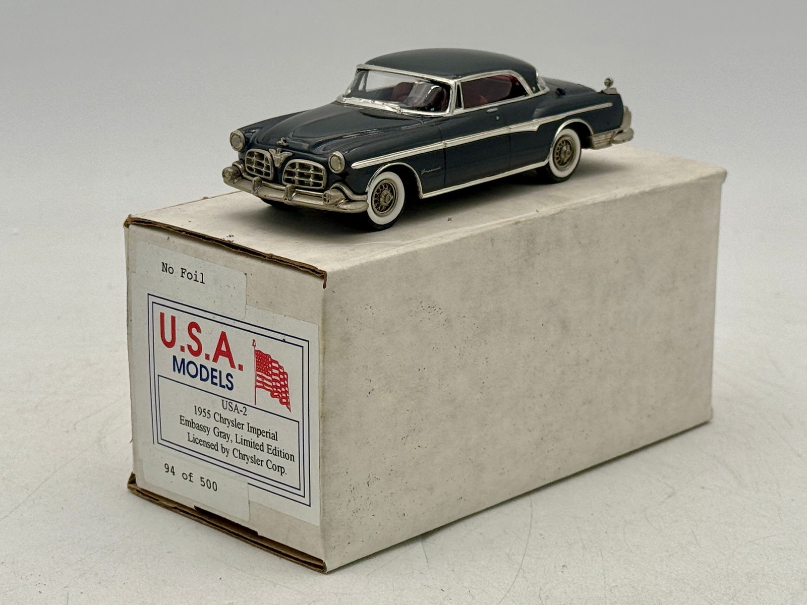 U.S.A. Models #2 1955 Chrysler Imperial Limited Edition Model Car (1 of 2)