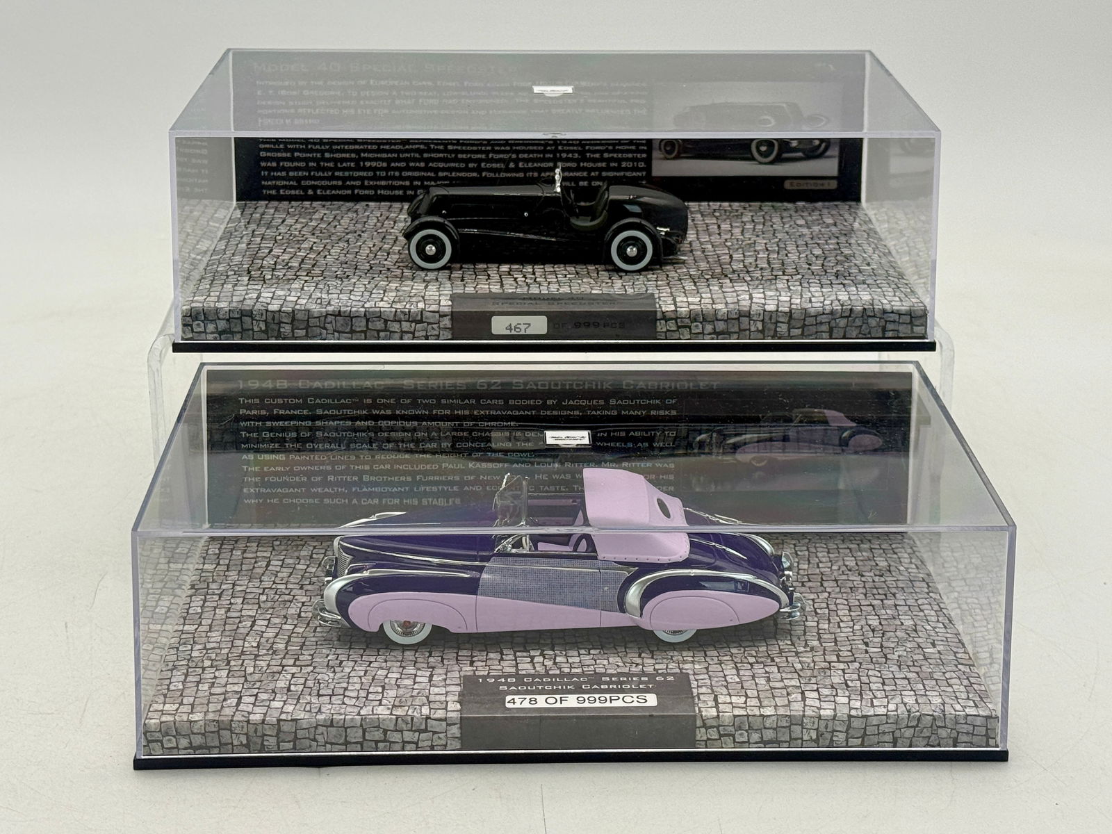 2 Minichamps 1:43 Scale Resin Model Cars (1 of 5)