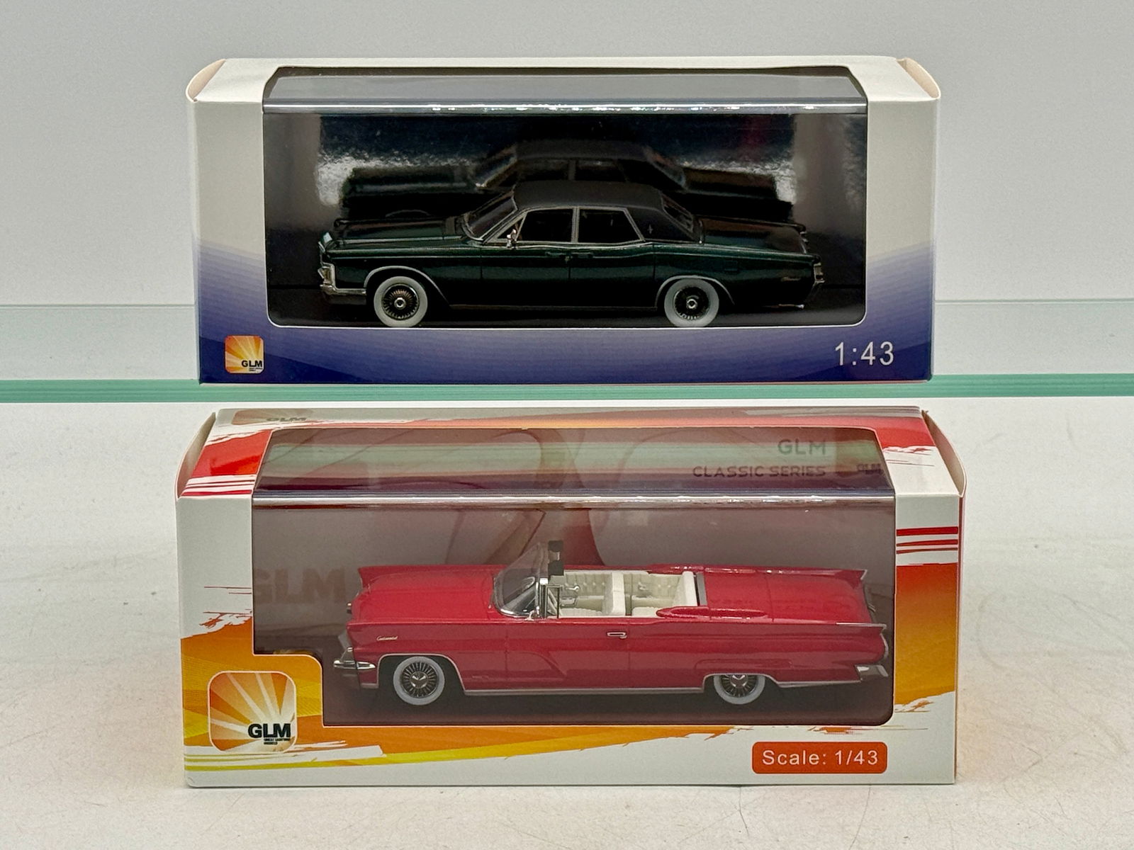 2 GLM 1:43 Scale Lincoln Continental Model Cars (1 of 3)