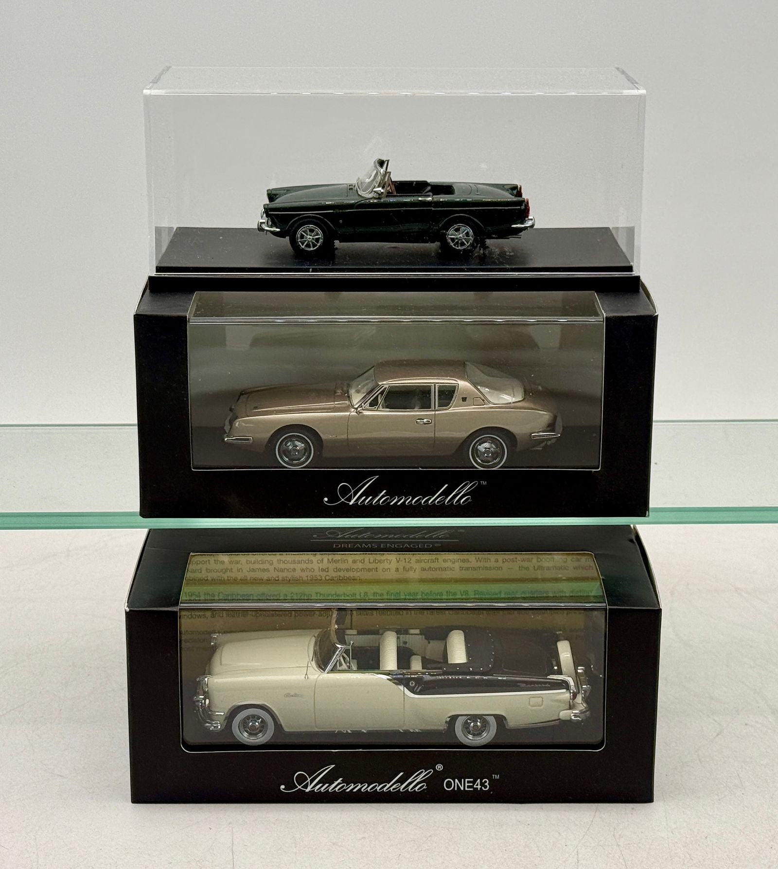 3 Automodello 1:43 Scale Model Cars (1 of 2)