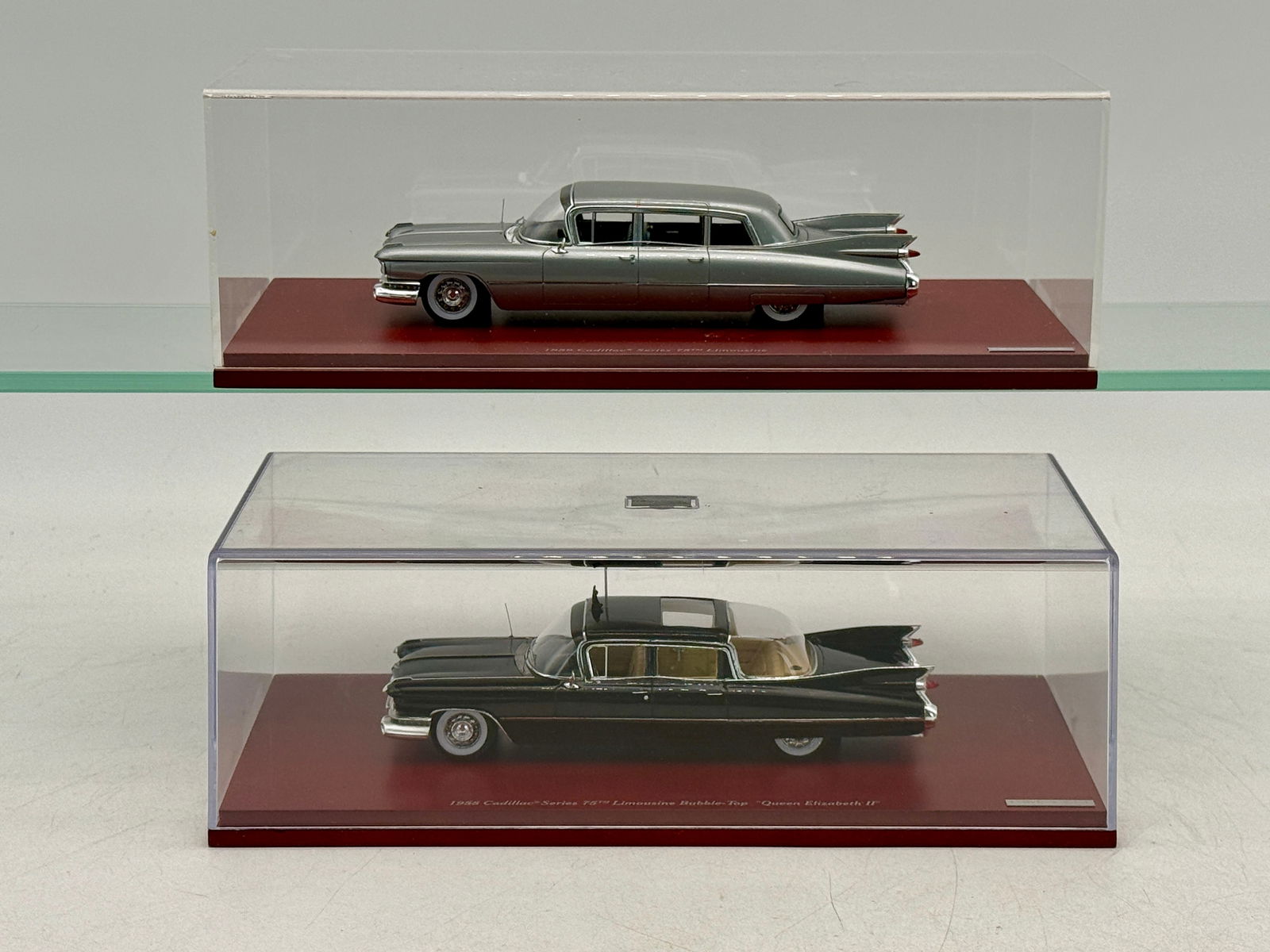 2 TSM 1958 Cadillac Series 75 Limousine Model Cars (1 of 3)