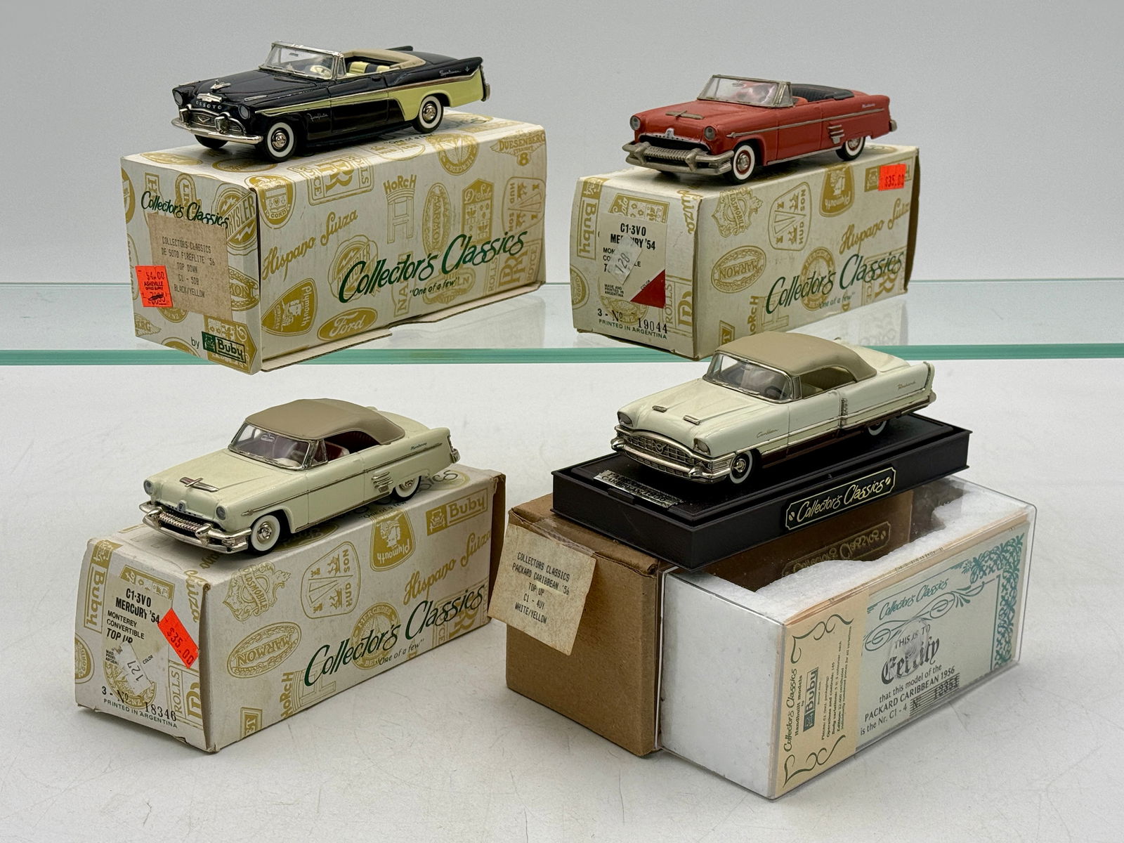 4 Buby Collector's Classics Die-Cast Model Cars (1 of 2)