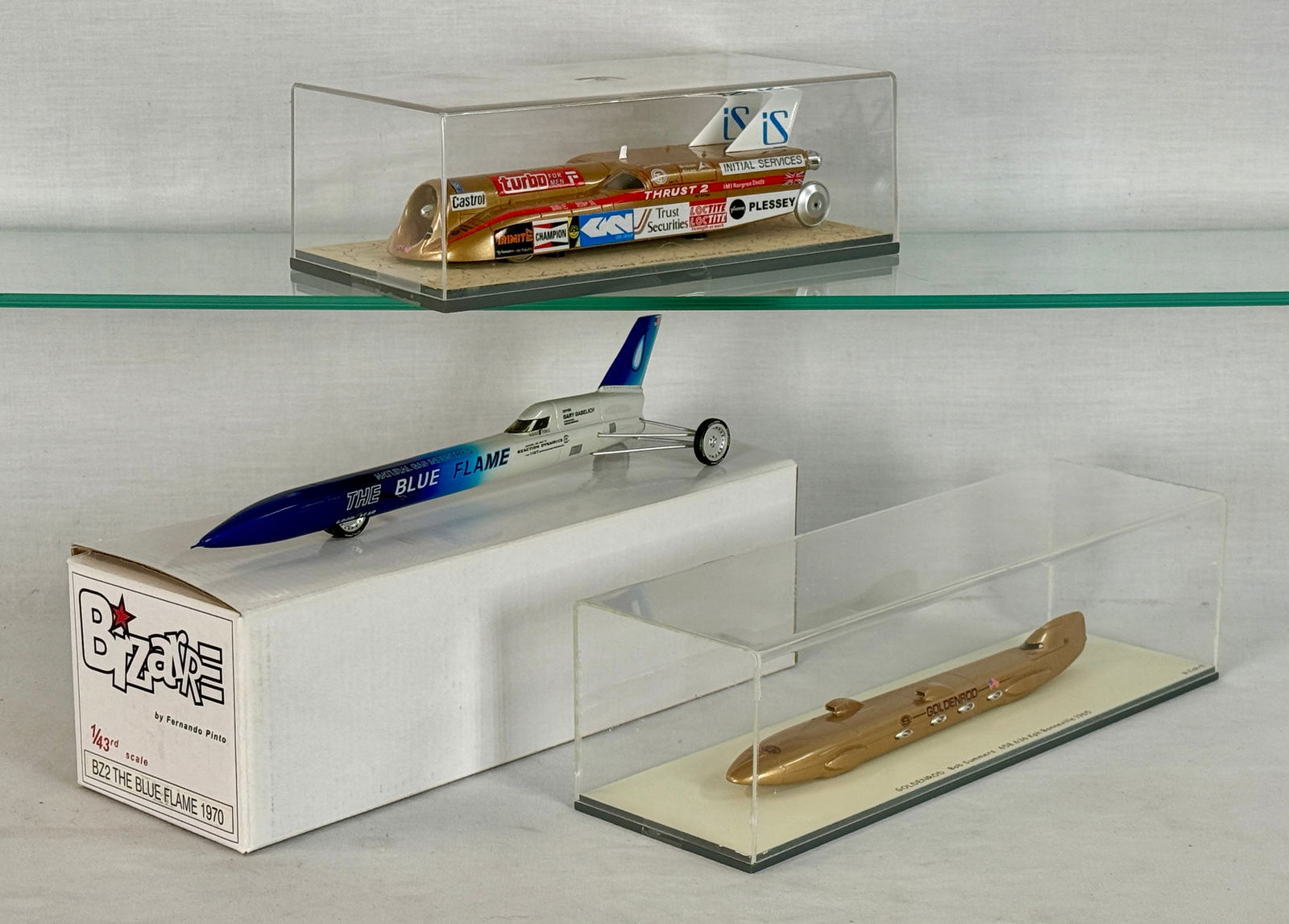 3 Bizarre 1/43 Scale Land Speed Record Model Cars (1 of 7)