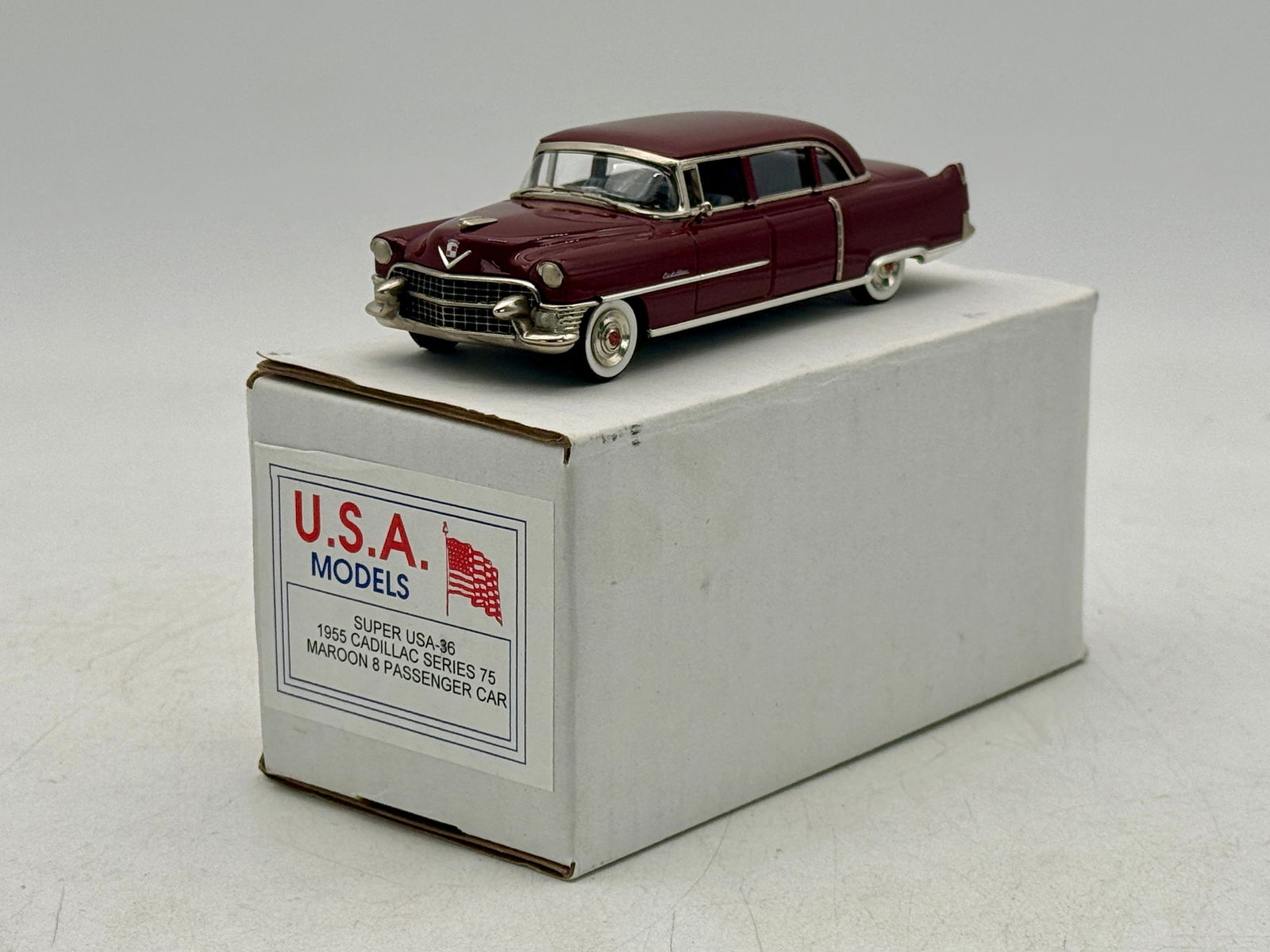 U.S.A. Models US-36 1955 Cadillac Series 75 Model Car (1 of 3)