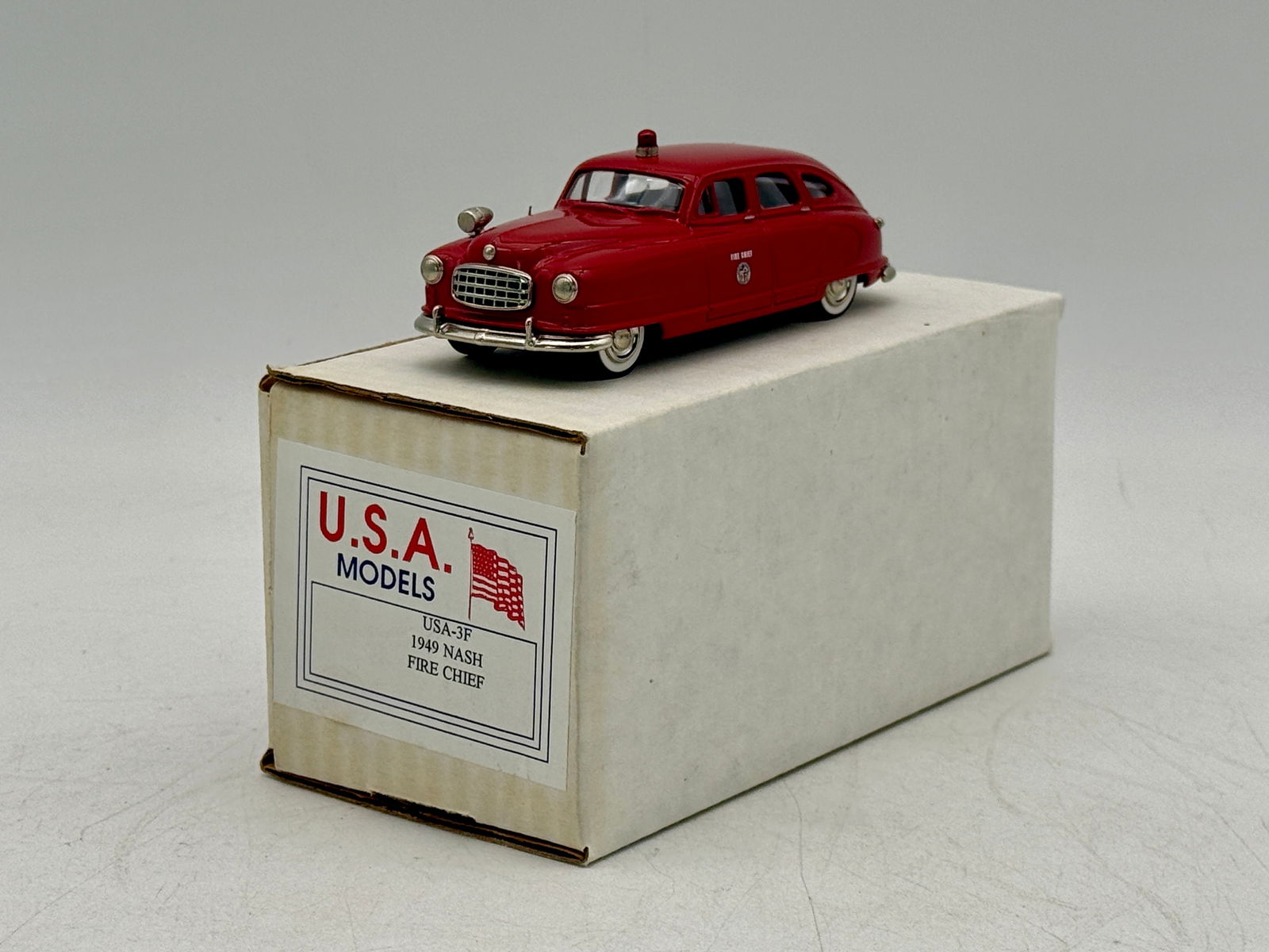 U.S.A. Models 1949 Nash Fire Chief Model Car USA-3F (1 of 3)
