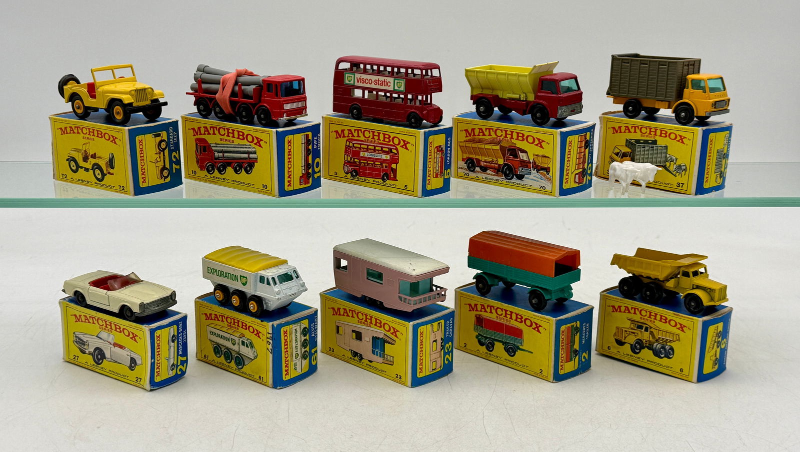 A Collection of 10 Vintage Matchbox Series Die-Cast Vehicles (1 of 2)
