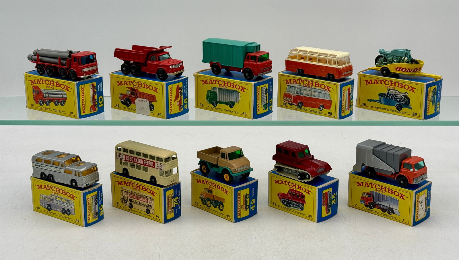 A Collection of Ten Vintage Matchbox Lesney Die-Cast Vehicles (1 of 2)