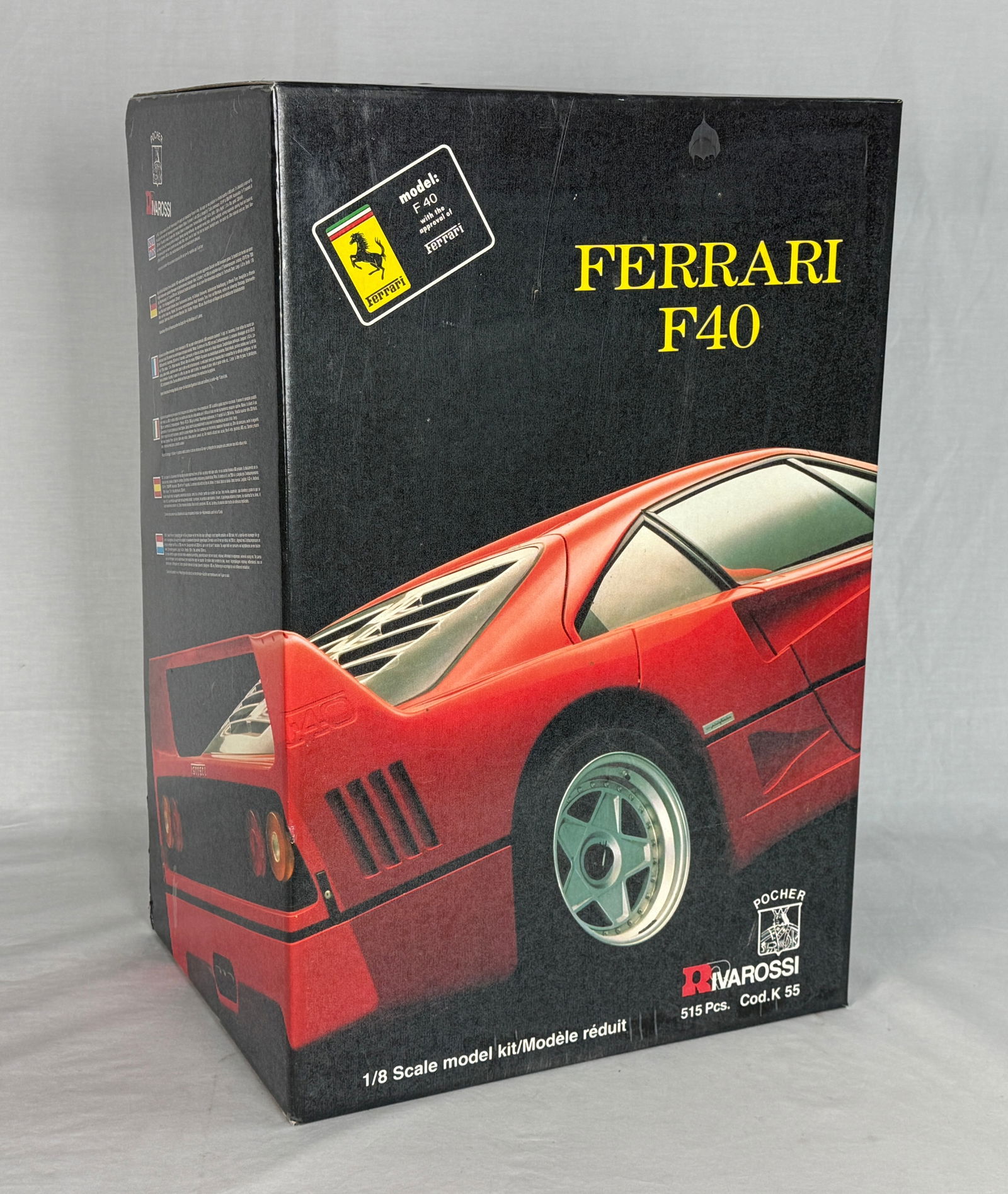 Pocher Rivarossi 1/8 Scale Ferrari F40 Model Kit K 55 (1 of 3)