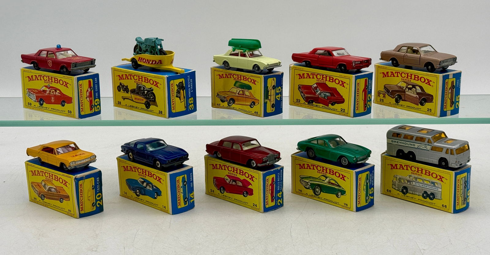 A Collection of 10 Lesney Matchbox Series Die-Cast Vehicles (1 of 2)