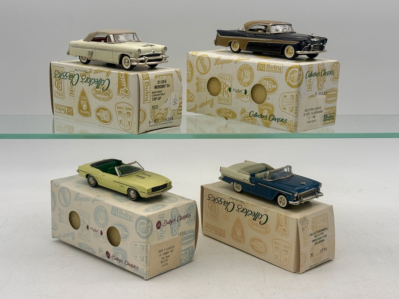 4 Buby Collector's Classics Die-Cast Model Cars (1 of 2)
