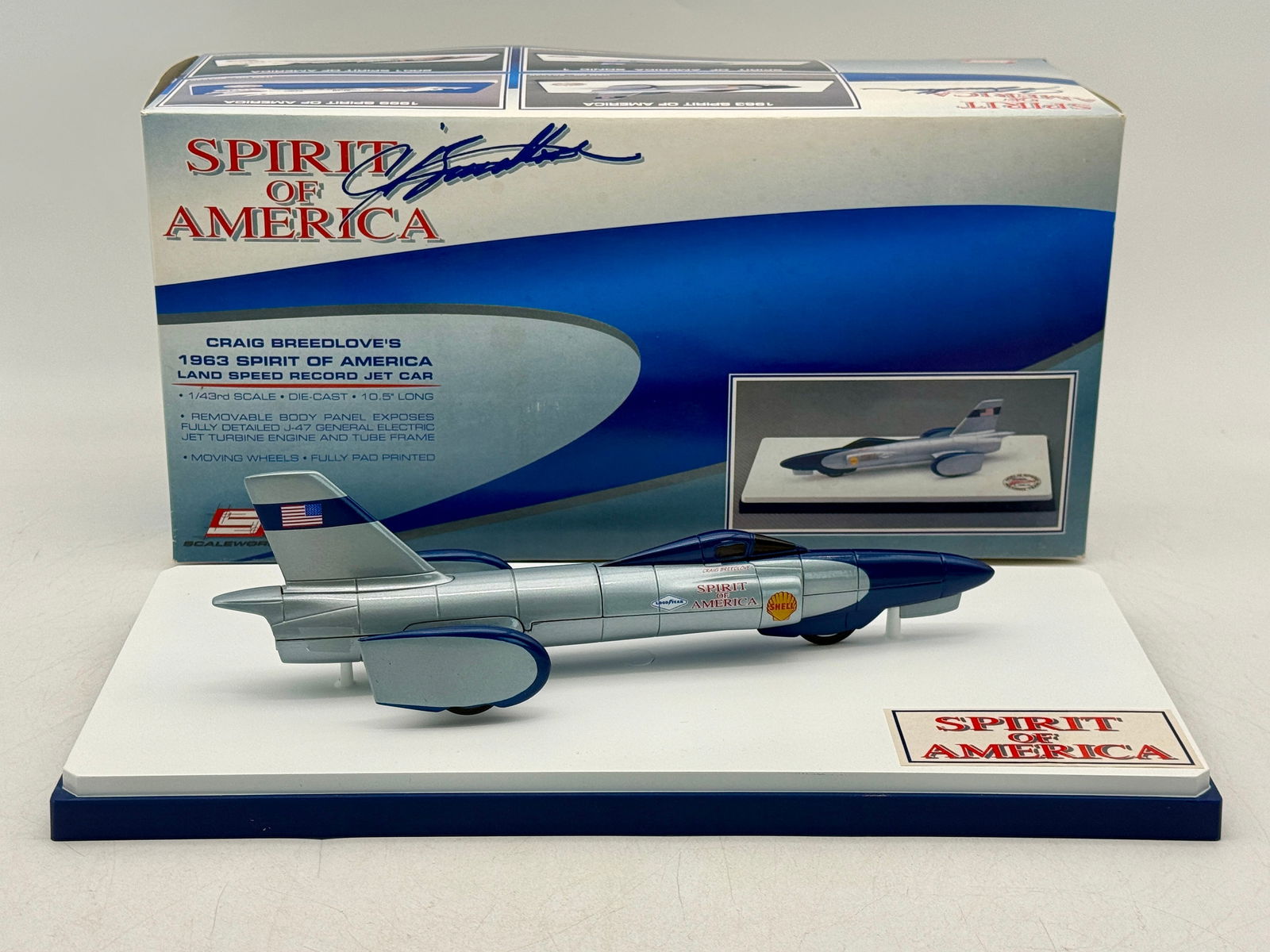 Scaleworks 50A63C Spirit of America 1963 Model Car (1 of 2)