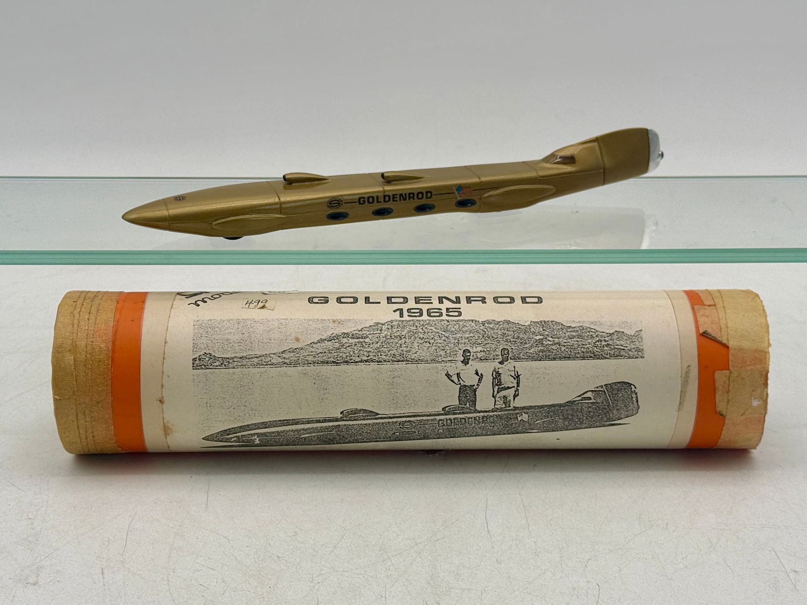 Goldenrod 1965 Land Speed Record Model Car by AM Models (1 of 3)