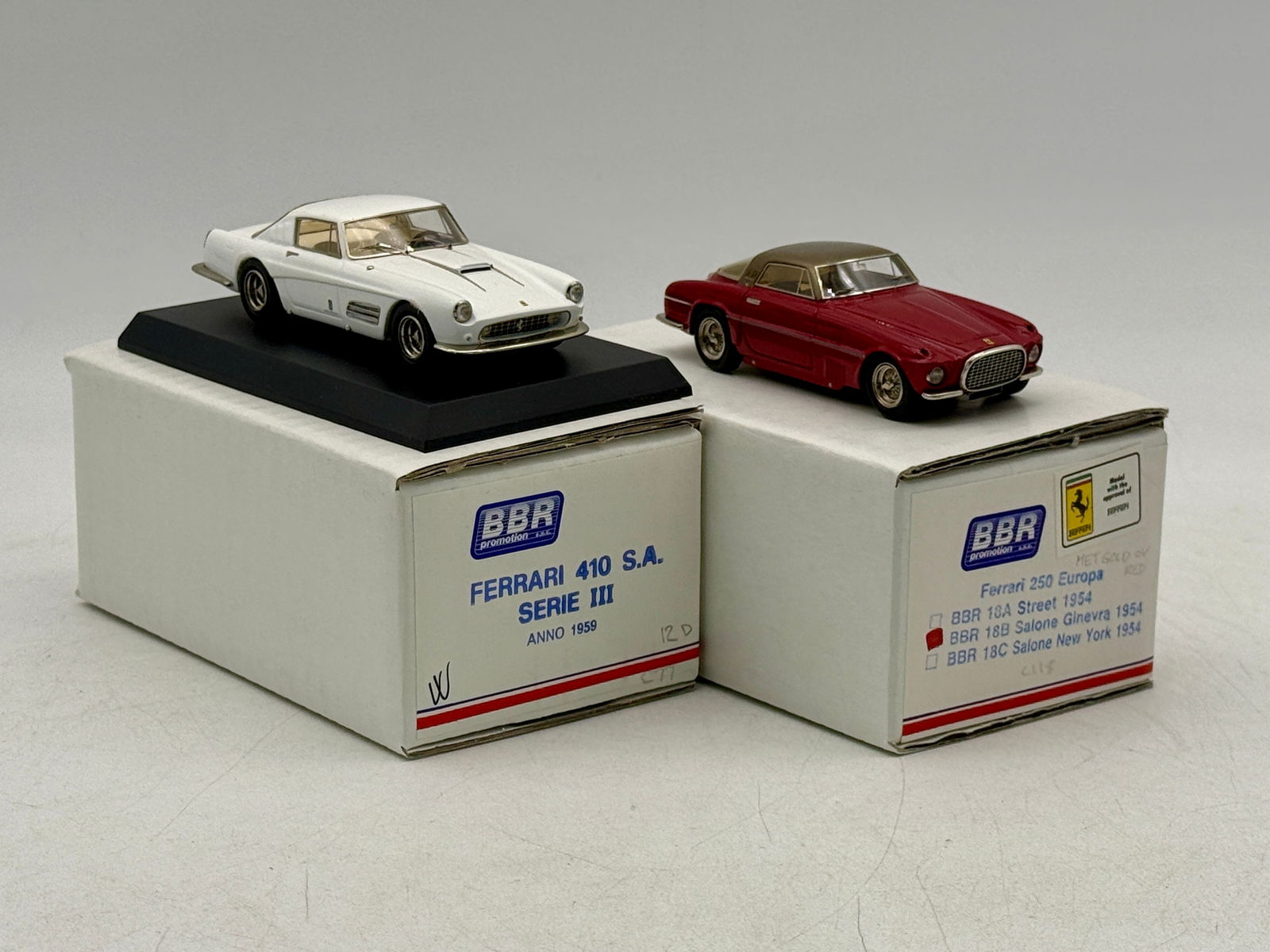 2 BBR Promotion Ferrari Model Cars (1 of 2)