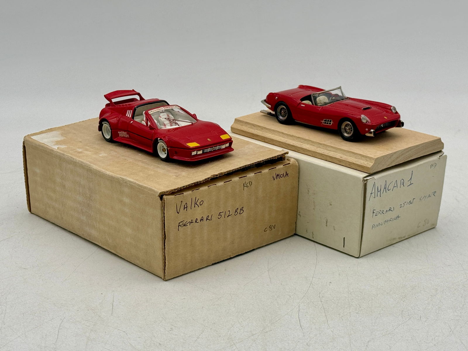 2 Ferrari Model Cars by Valko and Amacar (1 of 2)