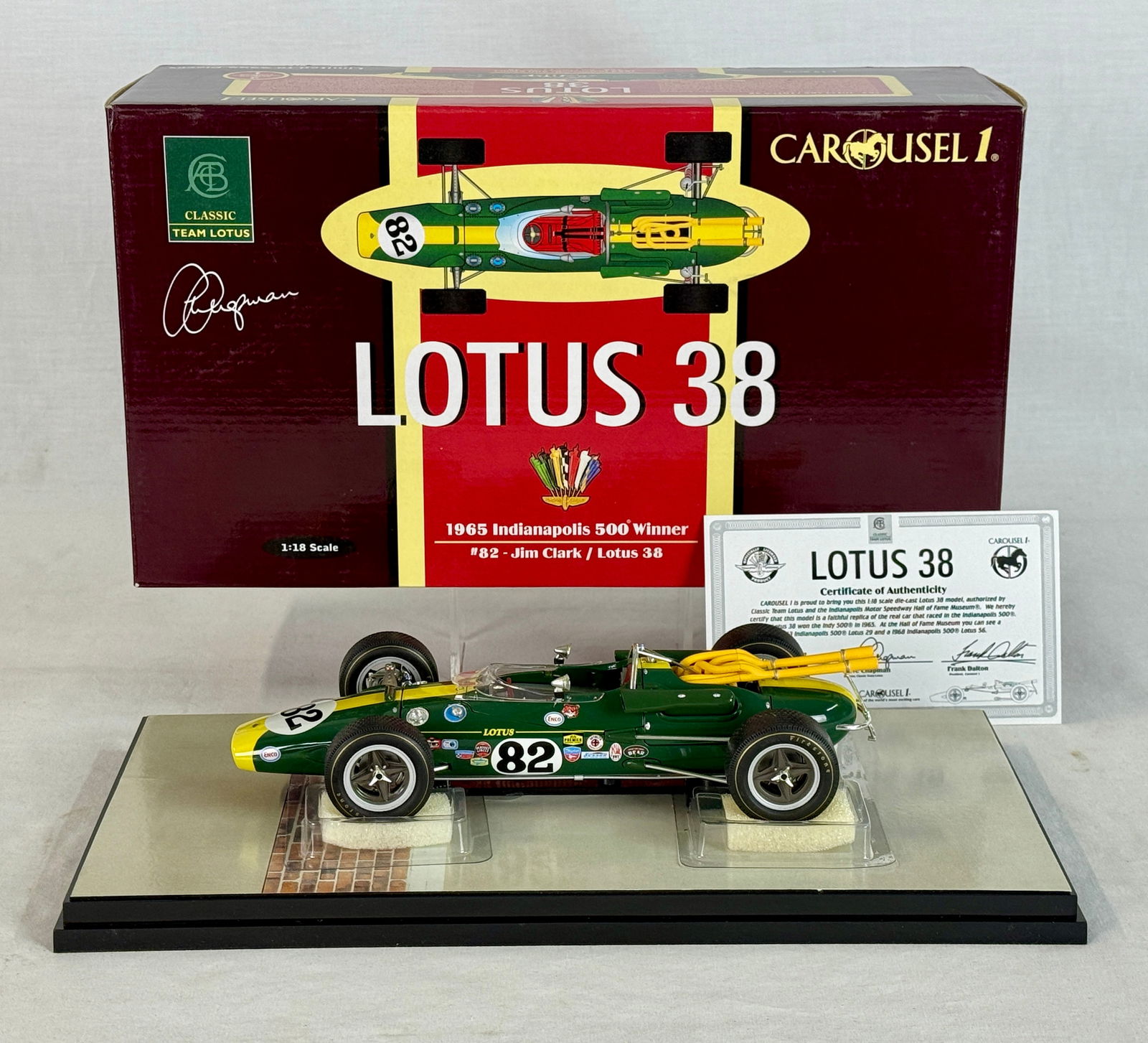 Carousel 1 5201 1965 Lotus 38 Jim Clark Indy Winner (1 of 3)