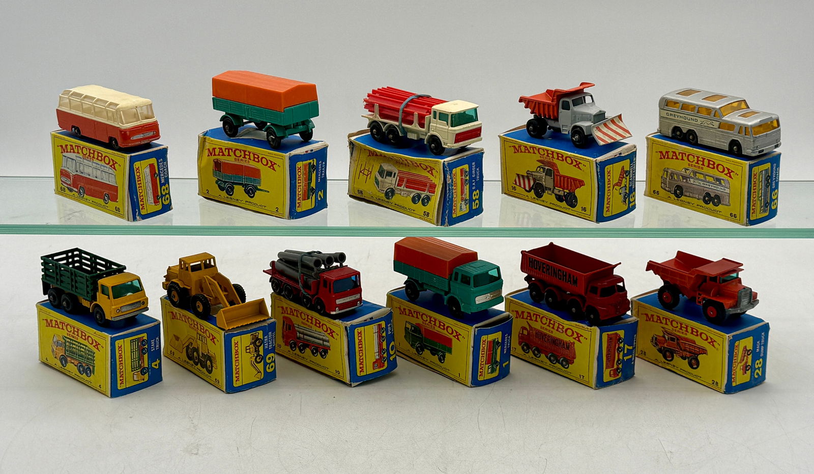 11 Matchbox Series Lesney Die-Cast Vehicles (1 of 2)