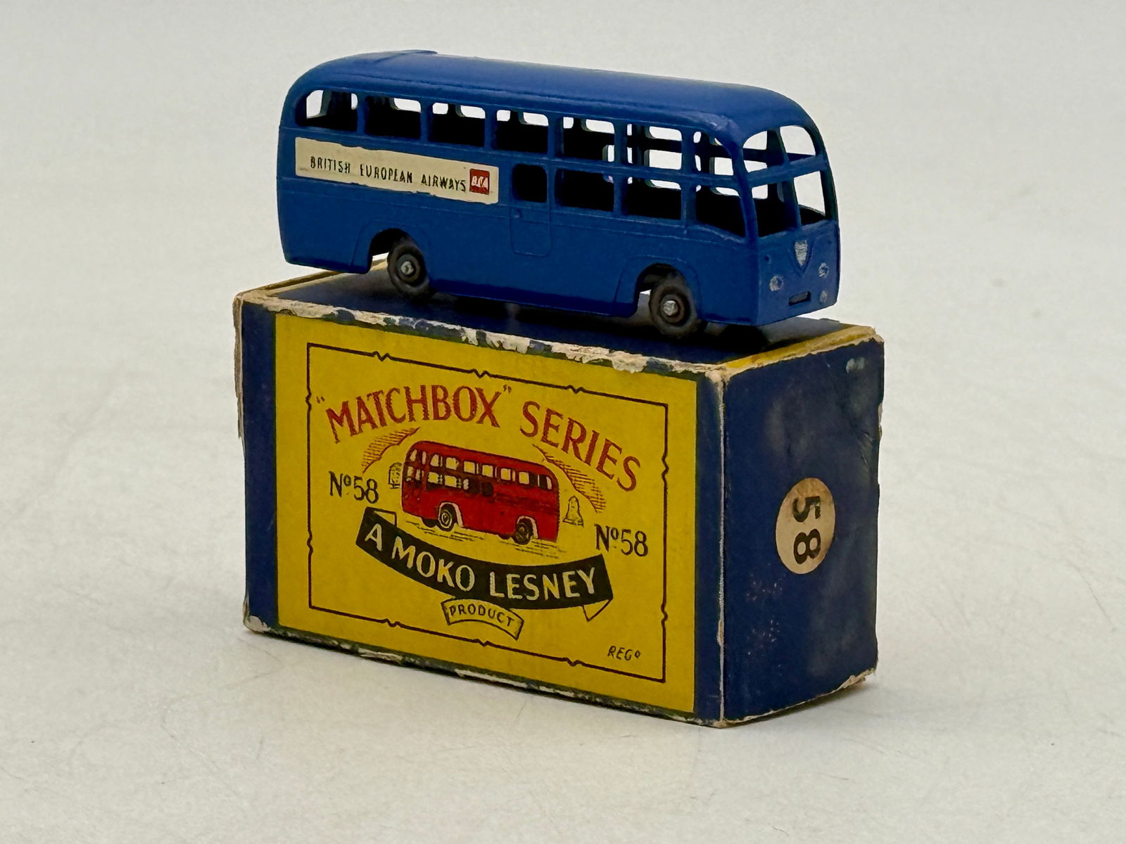 Matchbox Lesney No. 58A1 BEA Coach with Original Box (1 of 3)